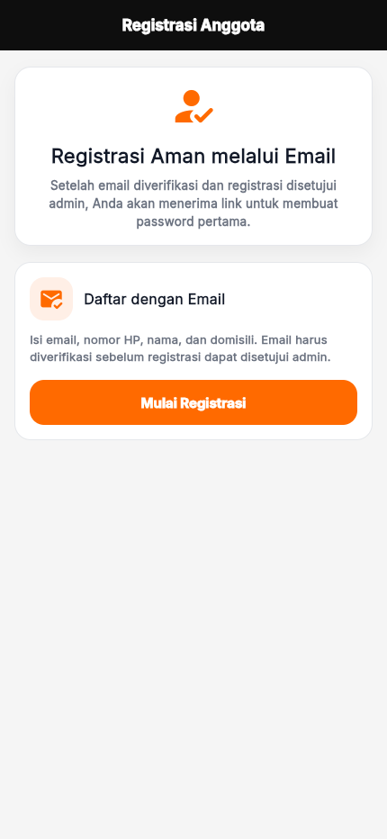 KTJS Flutter registration choices